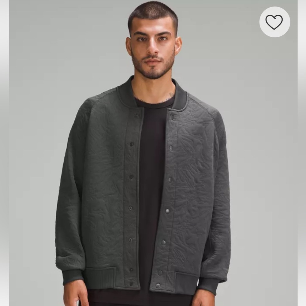 Men’s Quilted Bomber Jacket - Size Large